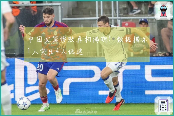 中国女篮惨败真相揭晓！数据揭示1人突出4人低迷